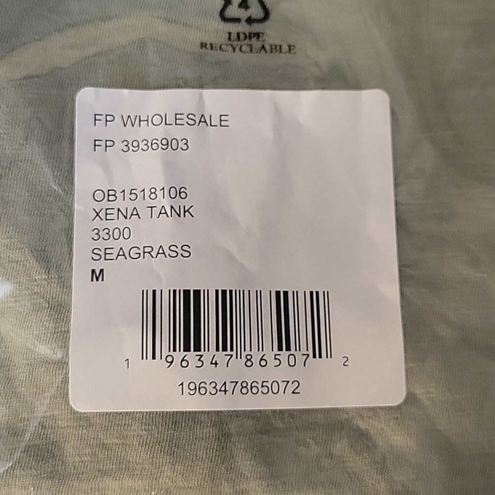 Free People Xena Tank in Seagrass size Medium - Picture 10 of 10